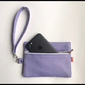 Small Purple wristlet